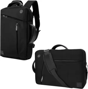 3-in-1 10 12-inch Tablet Laptop Bag for iPad 10.2" 9.7", Air 10.9" 10.5", Pro 11" 12.9" (Black)