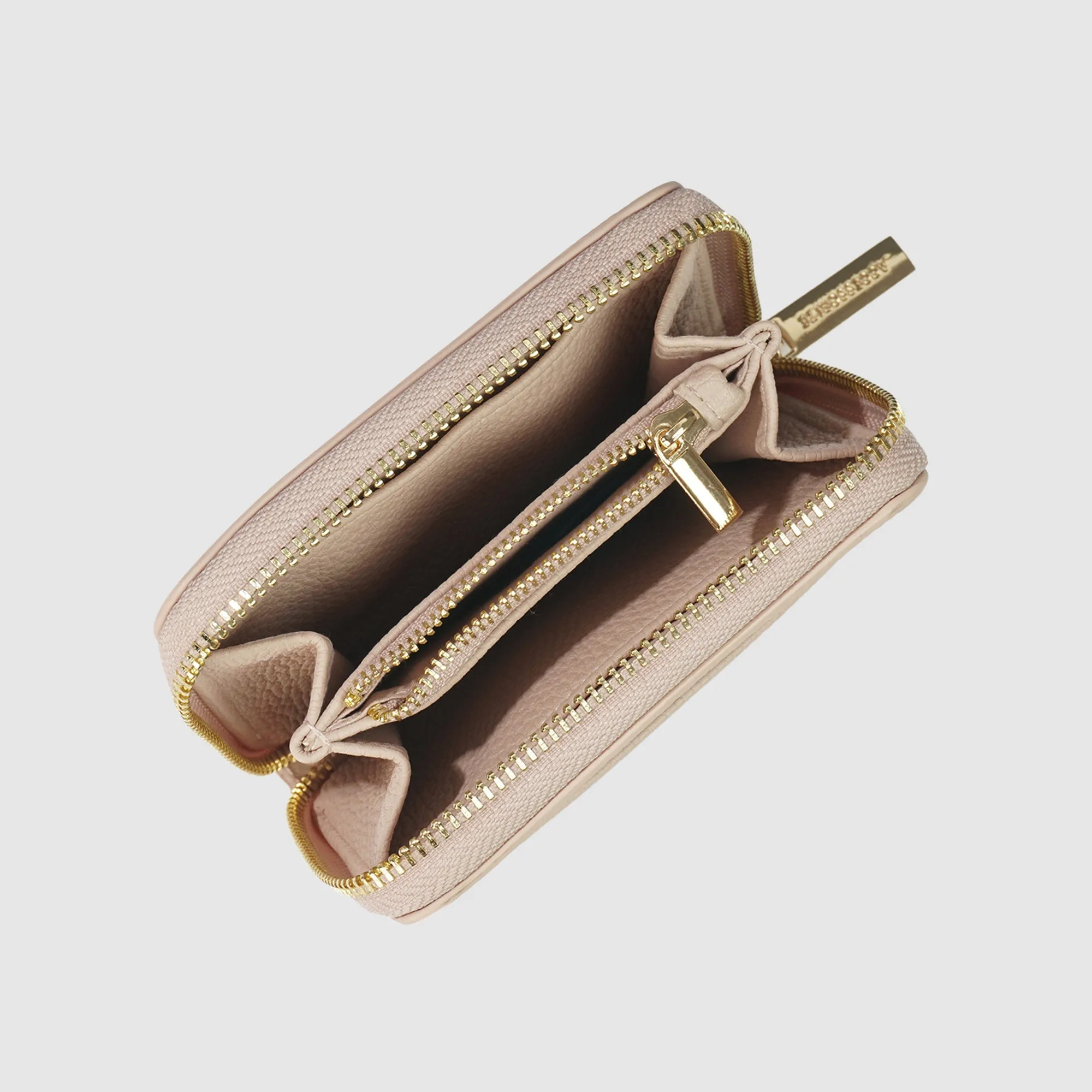 Accessorize London Women's Pink Zip Around Wallet