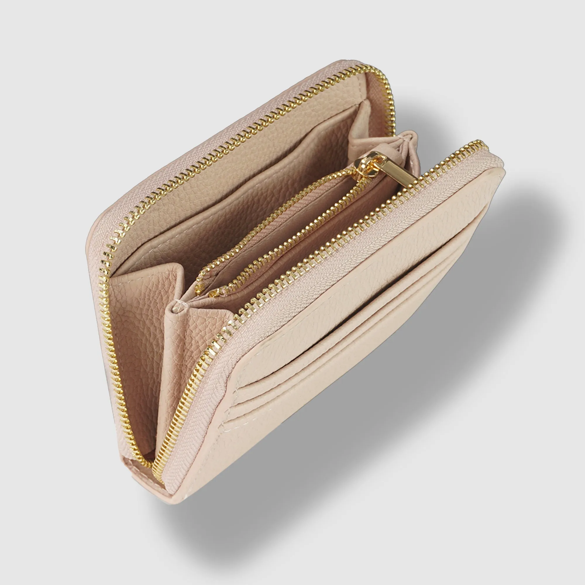Accessorize London Women's Pink Zip Around Wallet