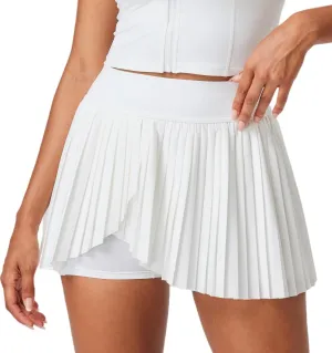 AFZ Tennis Skorts for Women Pleated High Waited Golf Skirts with Shorts Athletic Pickleball Skirts