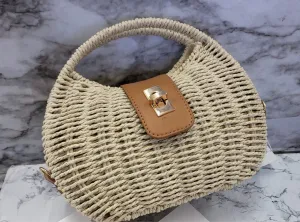 Alexa Woven Handbag