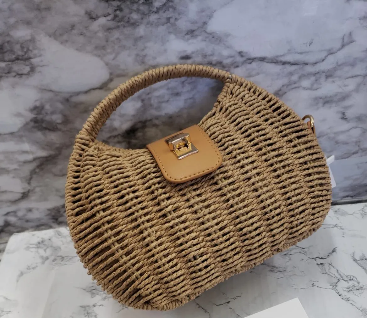 Alexa Woven Handbag