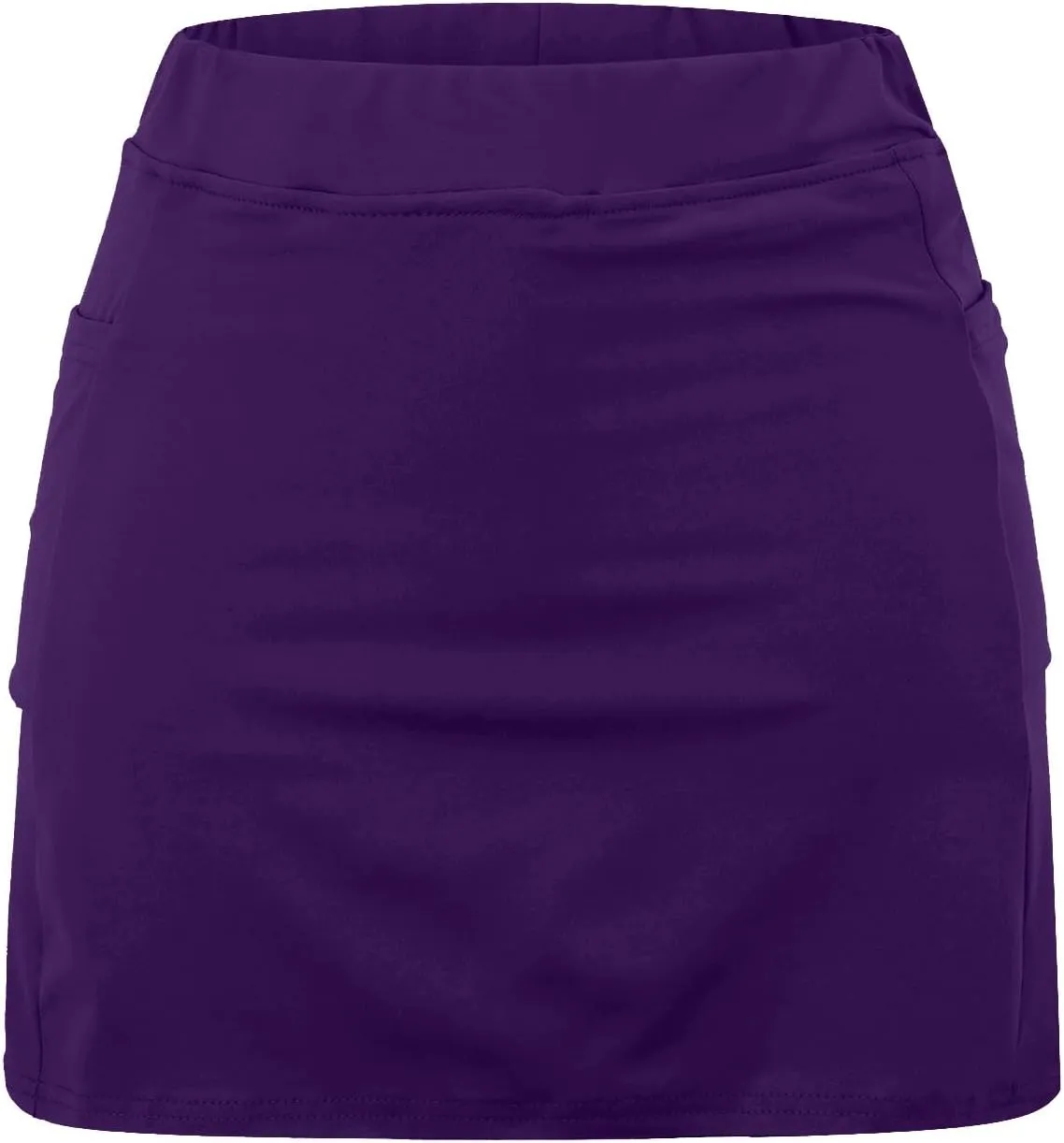 Athletic Skorts for Woman Elastic & Drawstring Tennis/Golf Skirts with Pockets Hight Waist Solid Yoga Shorts 2025