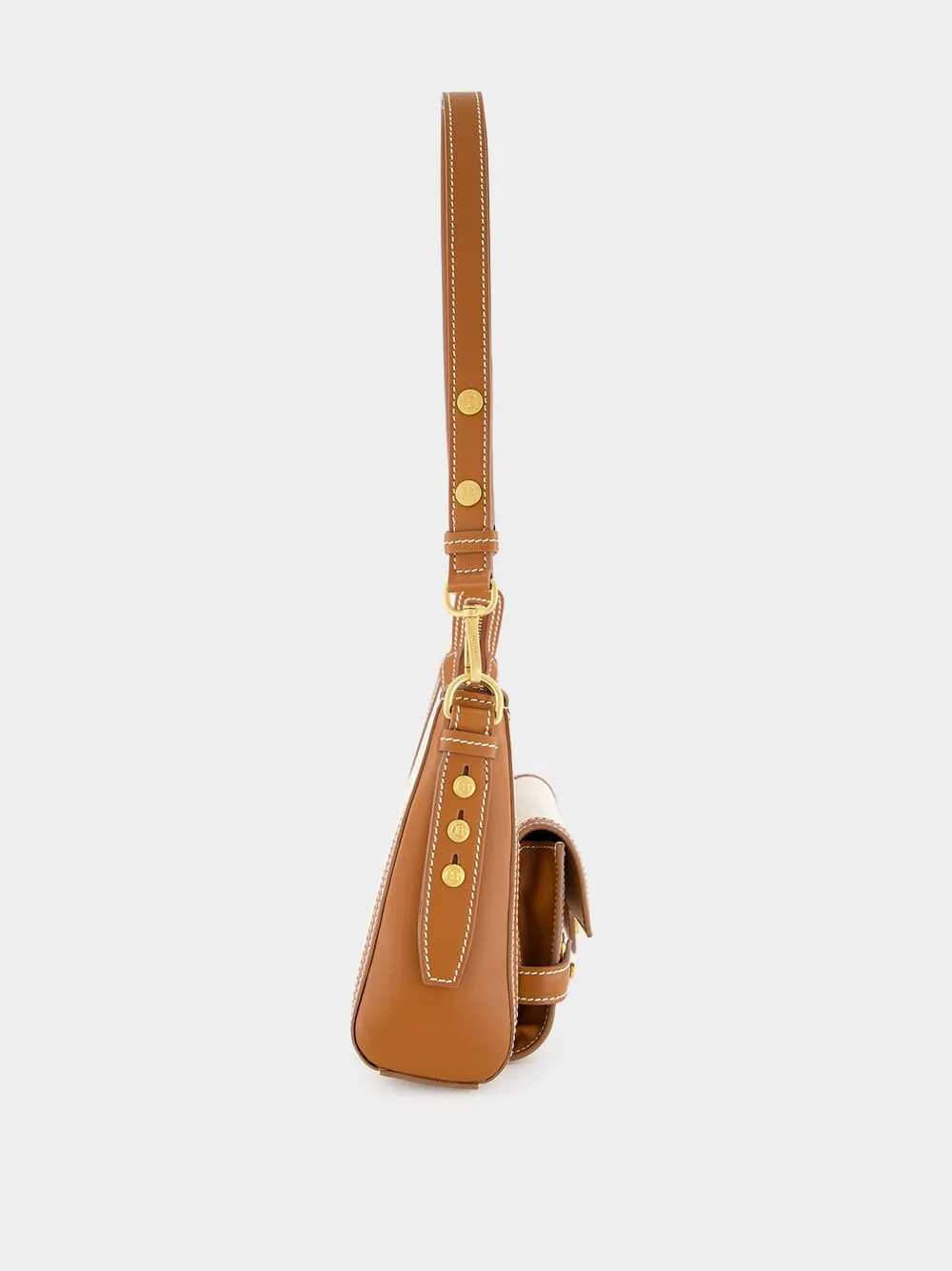 B-Buzz Hobo Bag in Leather and Canvas