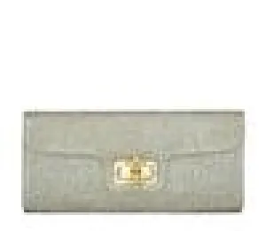 Bamboo Clutch With Wood Detail Closure
