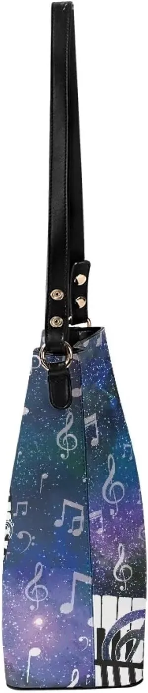 Bucket Handbags Hobo Shoulder Bags for Women PU Leather Tote Purse, Large Ladies Crossbody Satchel Bag