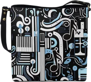 Bucket Handbags Hobo Shoulder Bags for Women PU Leather Tote Purse, Large Ladies Crossbody Satchel Bag