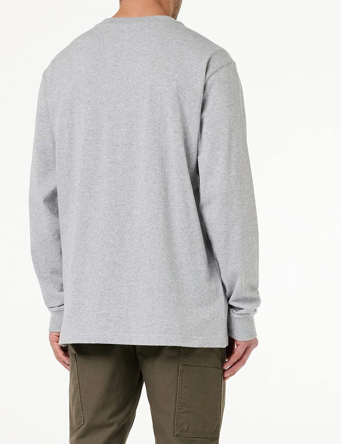 Carhartt Men's Loose Fit Heavyweight Long-Sleeve Pocket Henley T-Shirt