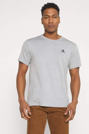 CONVERSE M STAR CHEVRON LEFT CHEST TEE - GREY MARLE