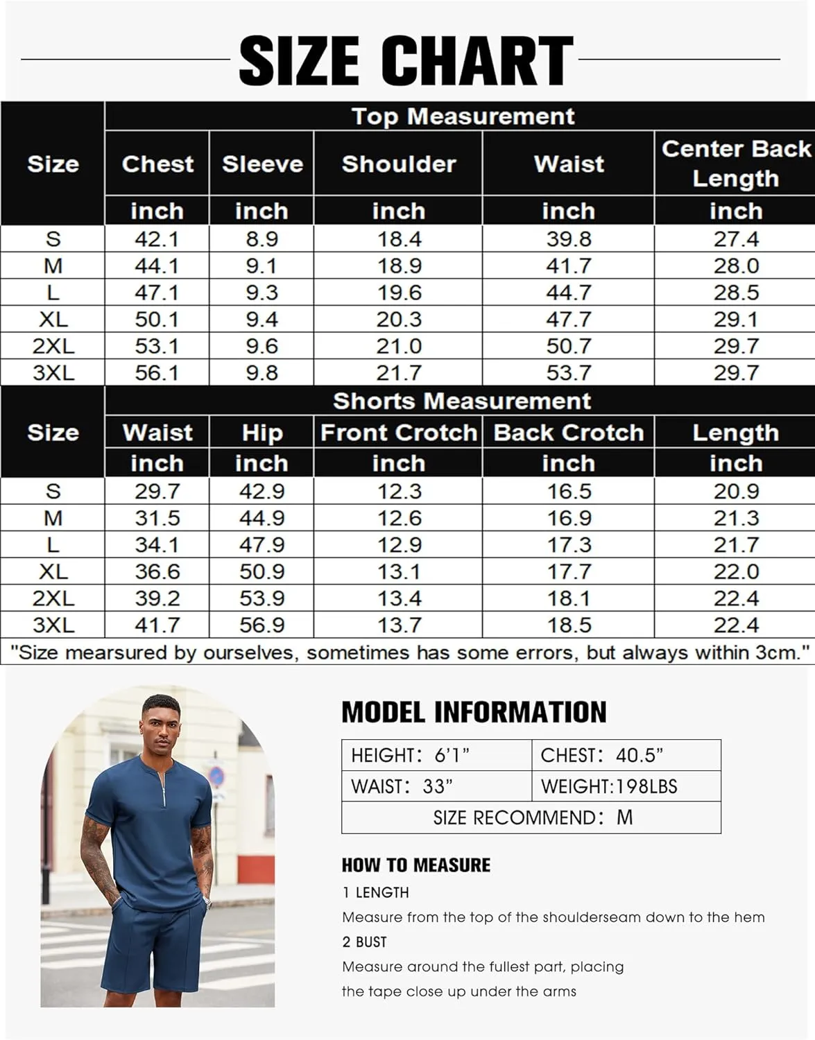 COOFANDY Men's 2 Pieces Outfits Casual Quarter Zip Polo T Shirt and Shorts Set Athletic Jogging Summer Tracksuit