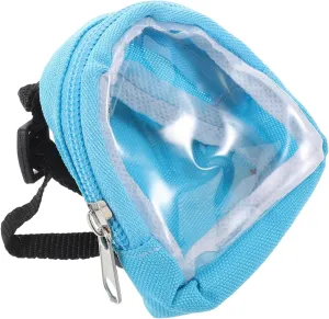 Cute 1/6 Doll School Bag Mini Backpack for Baby Dolls Windowed Backpack Toy Stuffed Toy Storage Bag