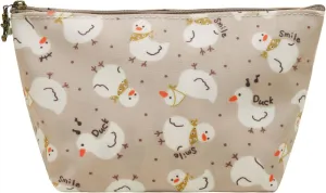 Cute Duck Makeup Bag, Waterproof Cosmetic Travel Bag, Zipper Organizer Bag Carry-All Pouch, Duck Gifts for Duck Lovers Birthday Gift (Smile Duck)