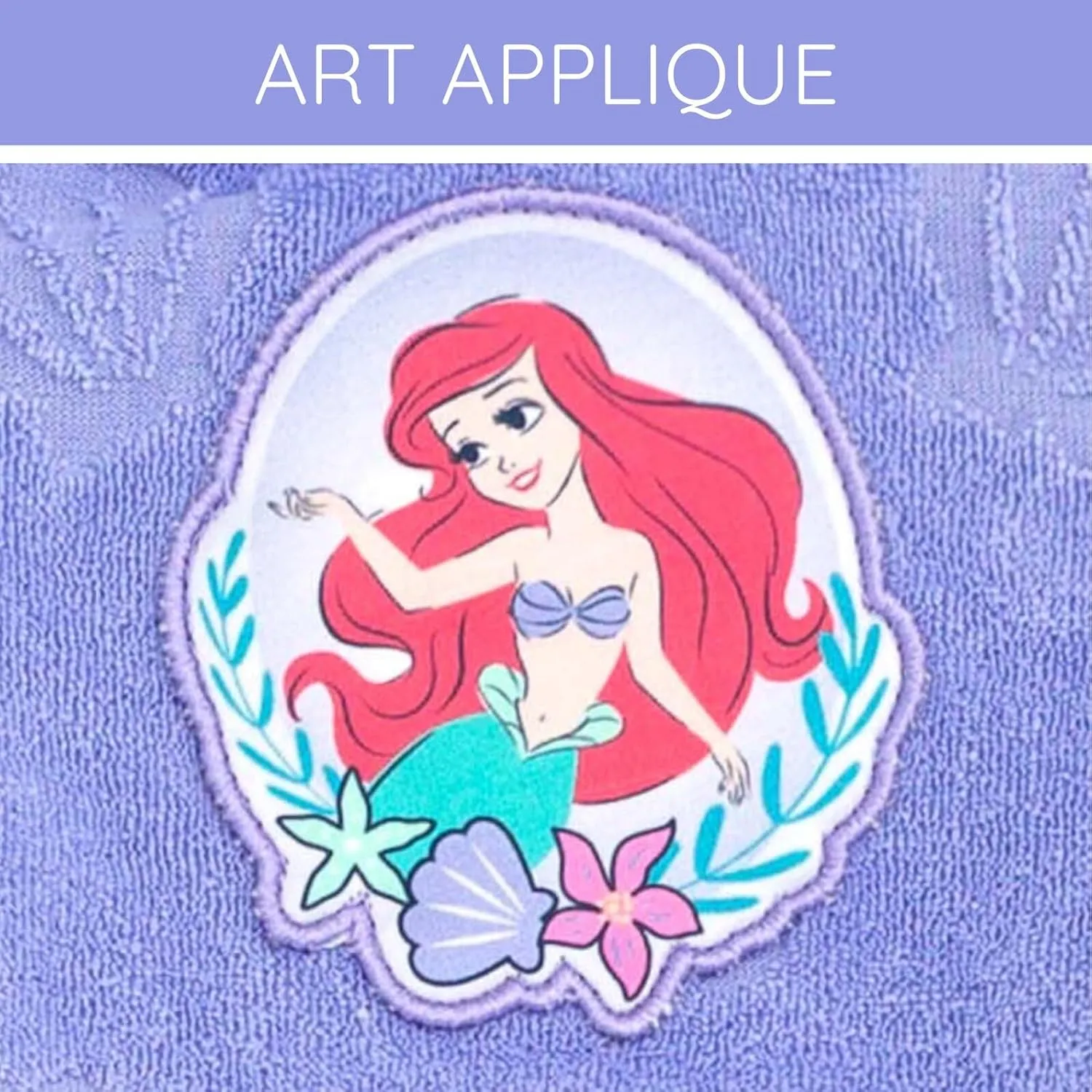 Disney Junior Girls Loop Terry Cloth Hooded Zip Up Swimsuit Cover-Up Toddler to Big Kid Sizes (2T - 14-16)