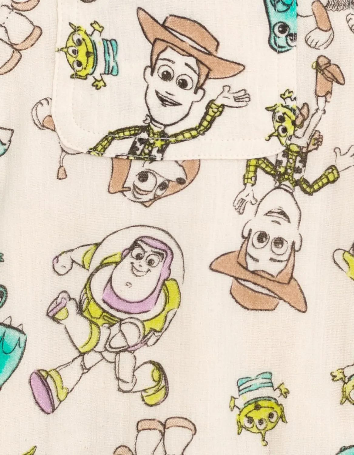 Disney Toy Story Cotton Gauze Matching Family Outfit Dress & Romper & Shorts Set Newborn to Little Kid Sizes (Newborn - 7-8)
