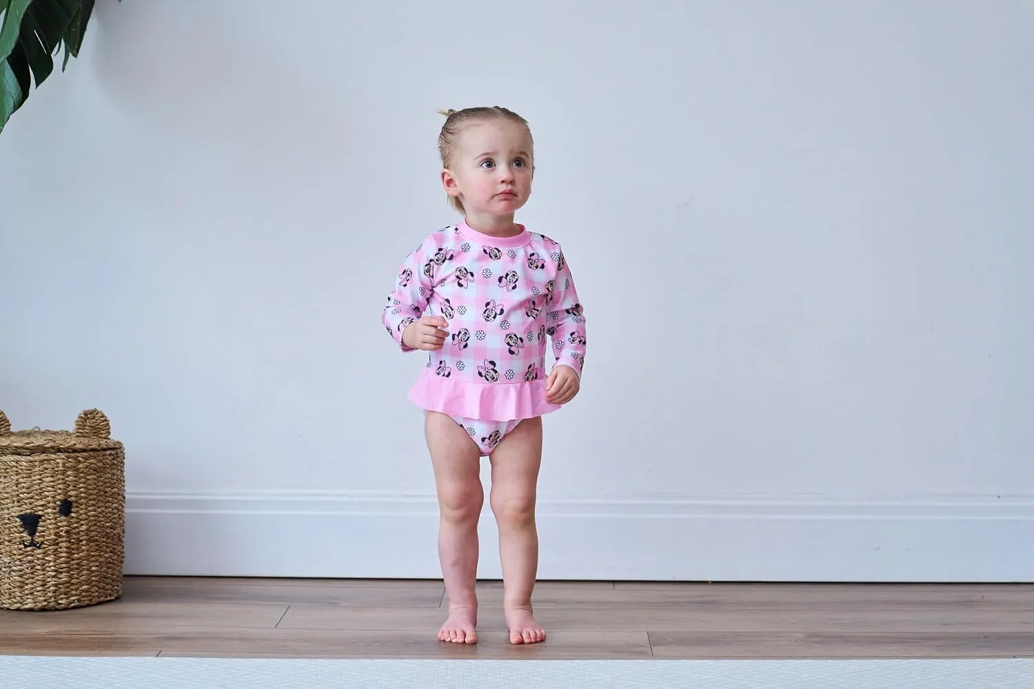 Disney UPF 50  One Piece Bathing Suit Newborn to Little Kid Sizes (6-9 Months - 7-8)