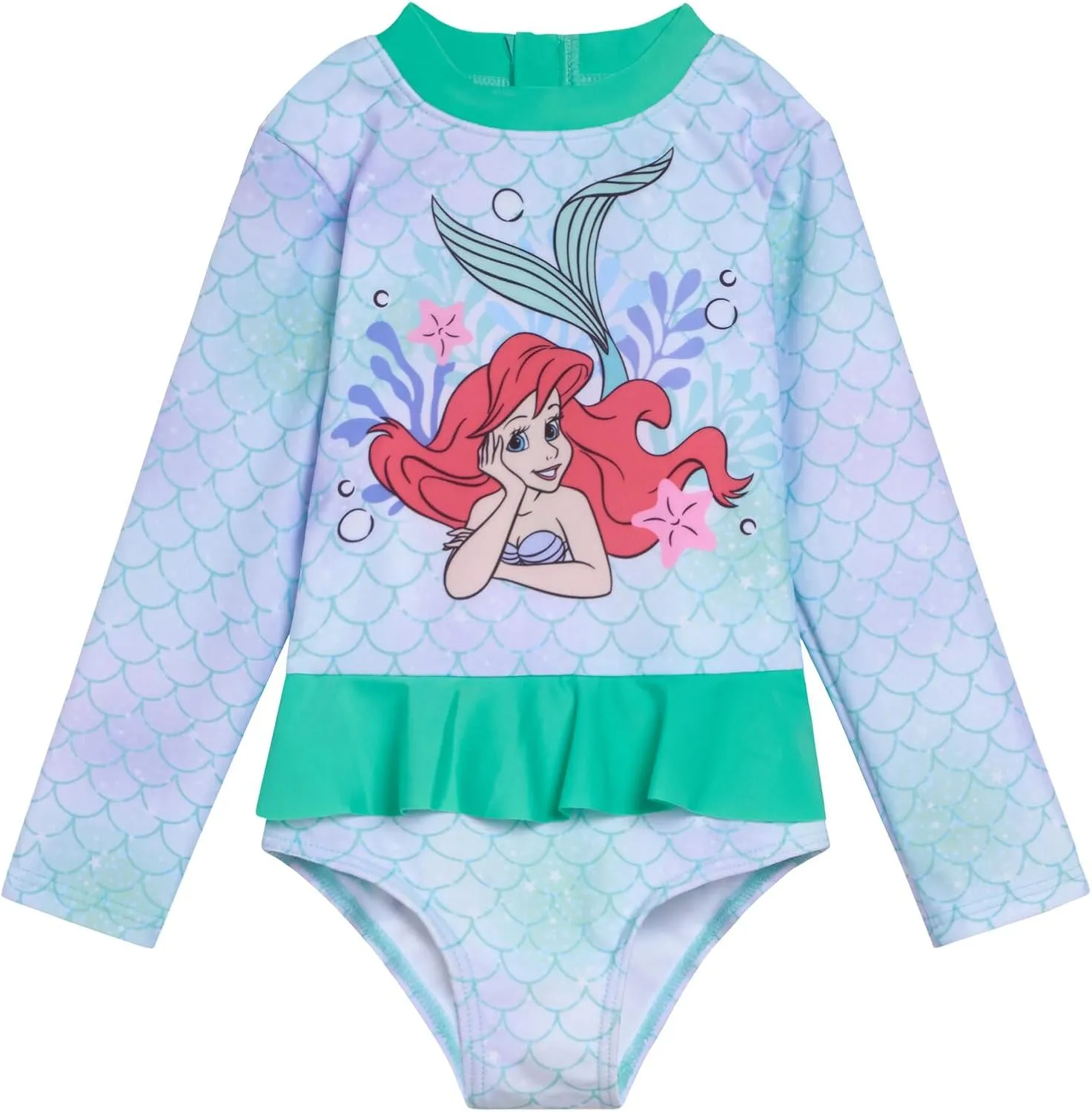 Disney UPF 50  One Piece Bathing Suit Newborn to Little Kid Sizes (6-9 Months - 7-8)