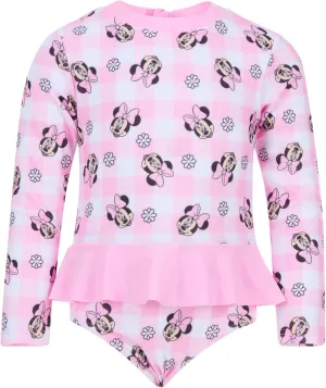 Disney UPF 50  One Piece Bathing Suit Newborn to Little Kid Sizes (6-9 Months - 7-8)