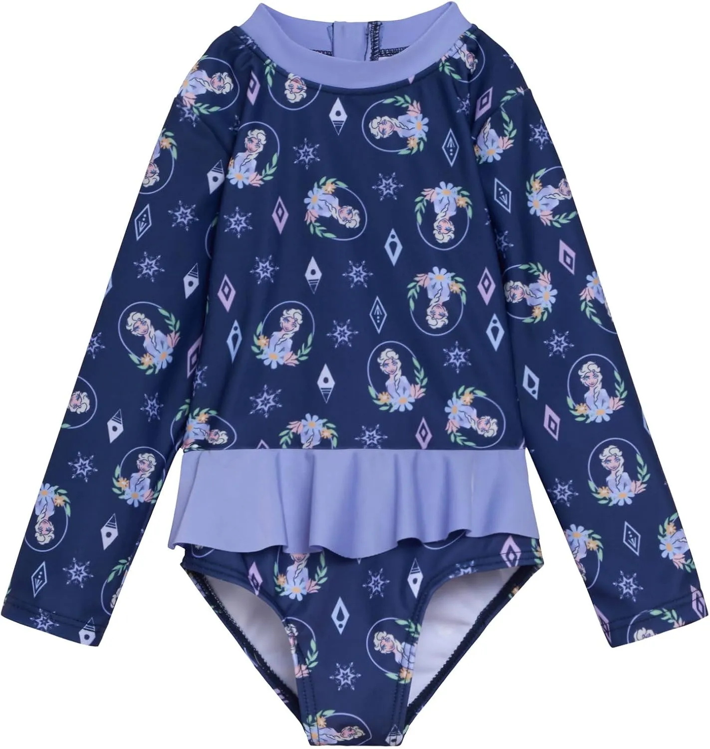 Disney UPF 50  One Piece Bathing Suit Newborn to Little Kid Sizes (6-9 Months - 7-8)