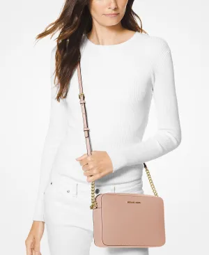 East West Michael Kors Leather Crossbody Set