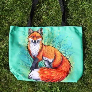 Fox Magic Large Tote Bag