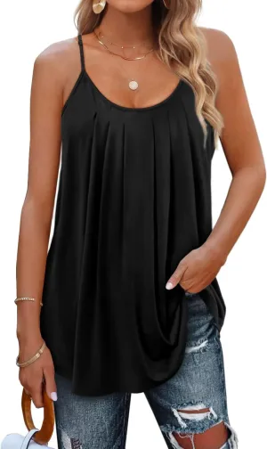 Geifa Summer Tank Tops for Women Vacation Outfits 2024 Fashion Trendy Clothes
