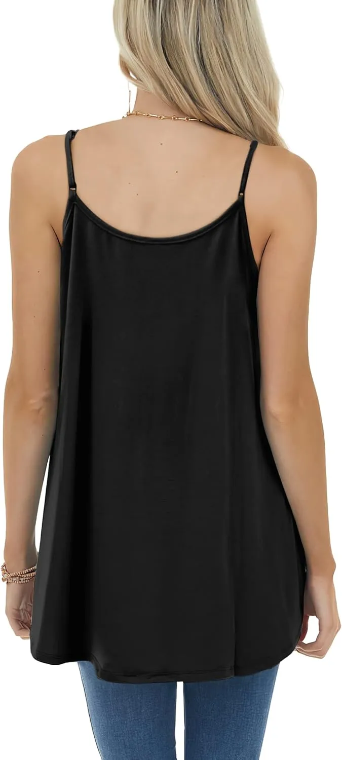Geifa Summer Tank Tops for Women Vacation Outfits 2024 Fashion Trendy Clothes