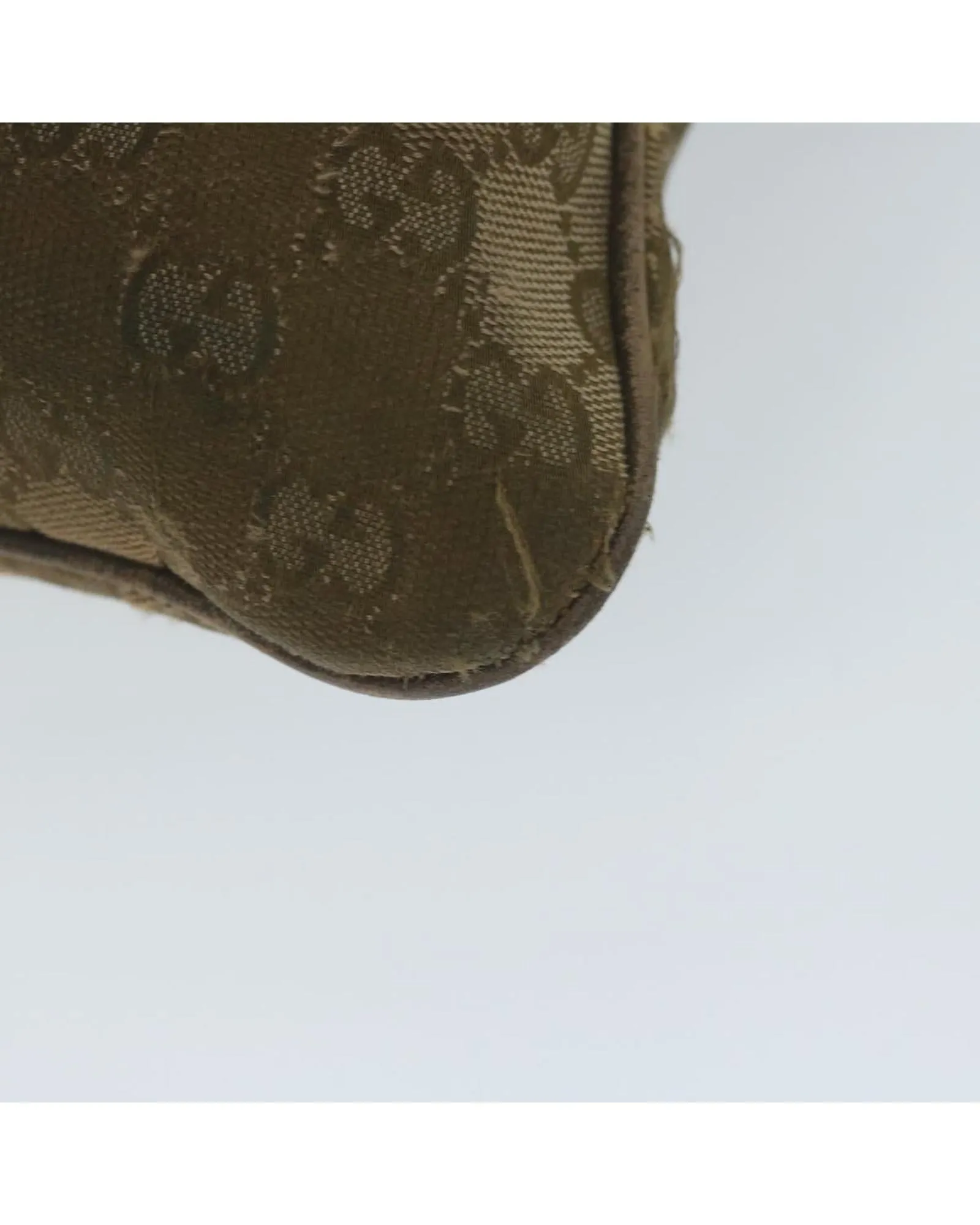 GG Canvas Beige Shoulder Bag with Adjustable Strap
