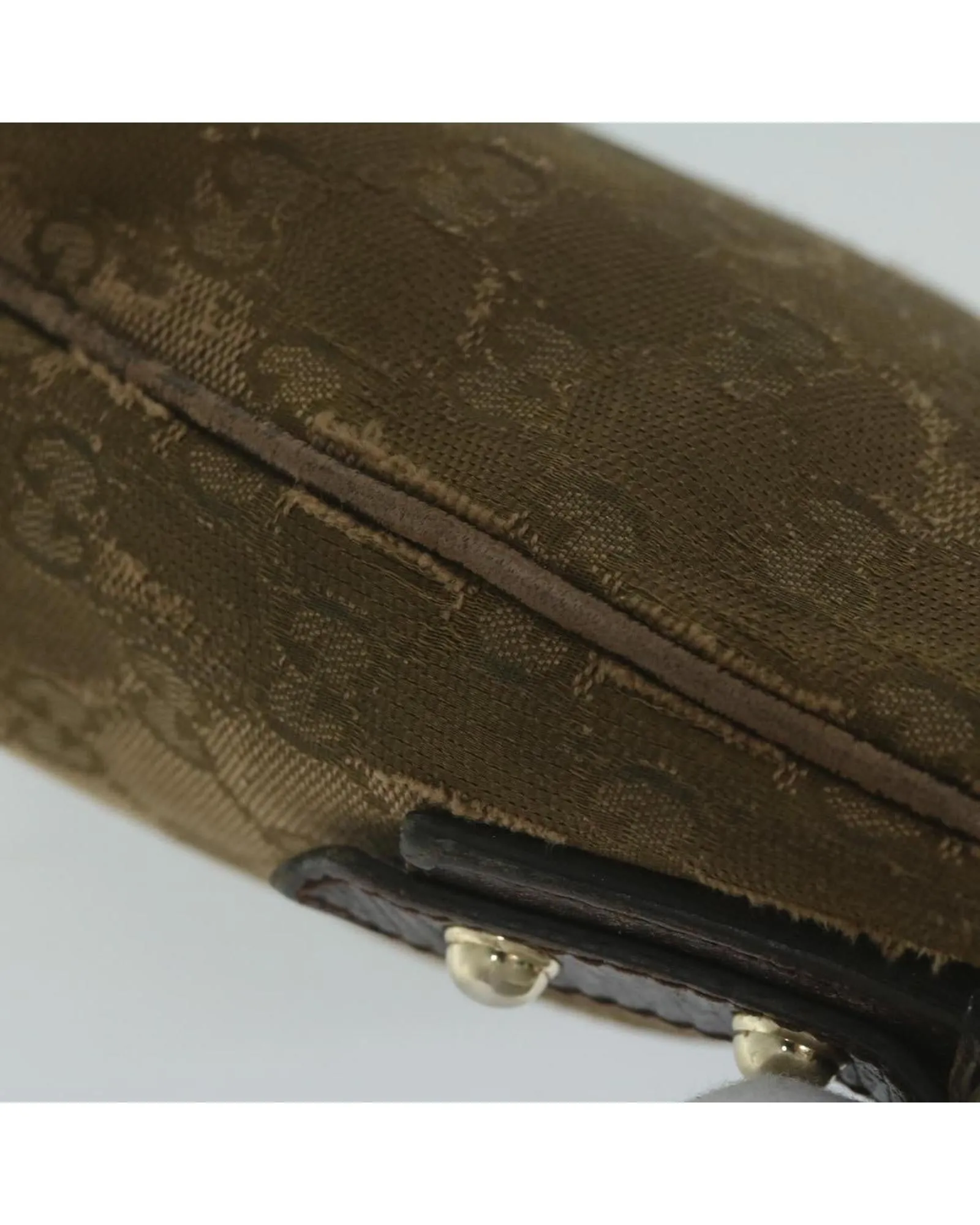 GG Canvas Beige Shoulder Bag with Adjustable Strap