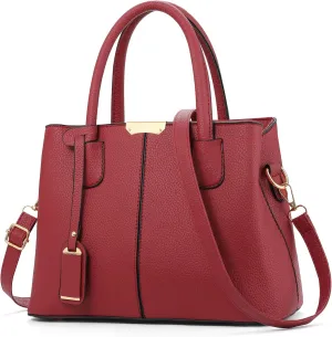 GOIACII Tote Bag for Women Top Handle Handbags Ladies Satchel Shoulder Purse for Work Leather