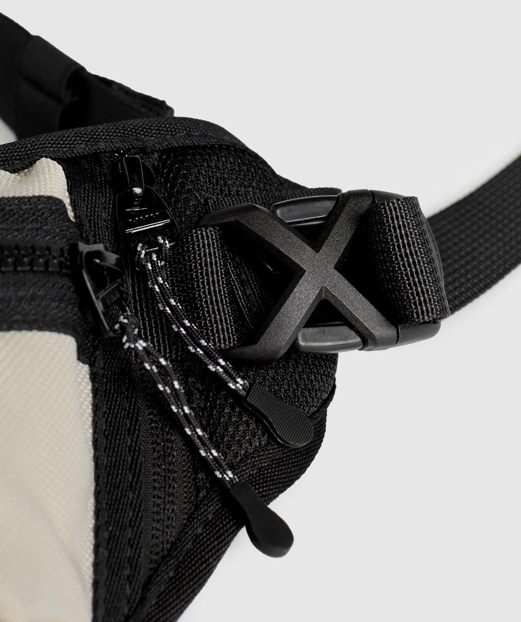 Gymshark Retro Sports Waistpack - Pebble Grey/Black