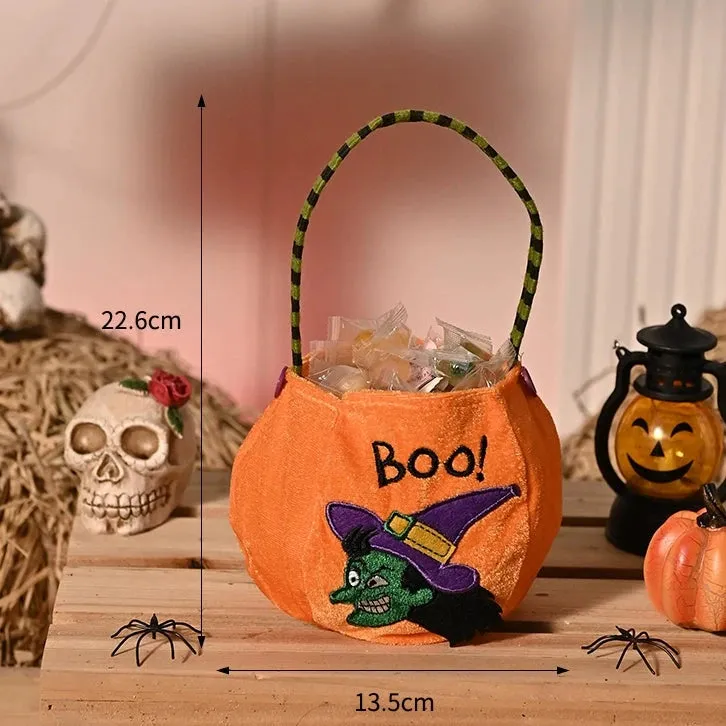 Halloween Handheld Pumpkin Candy Bags