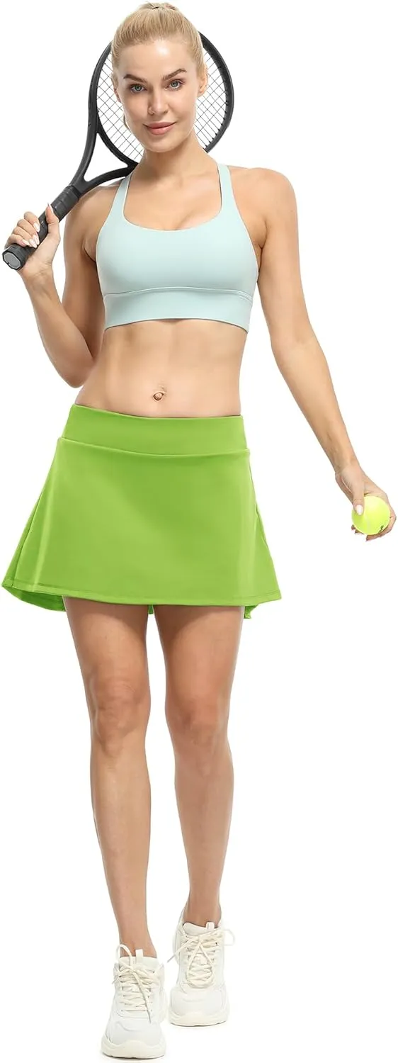 icyzone Athletic Skirts for Women - Workout Running Golf Tennis Skort with Pockets