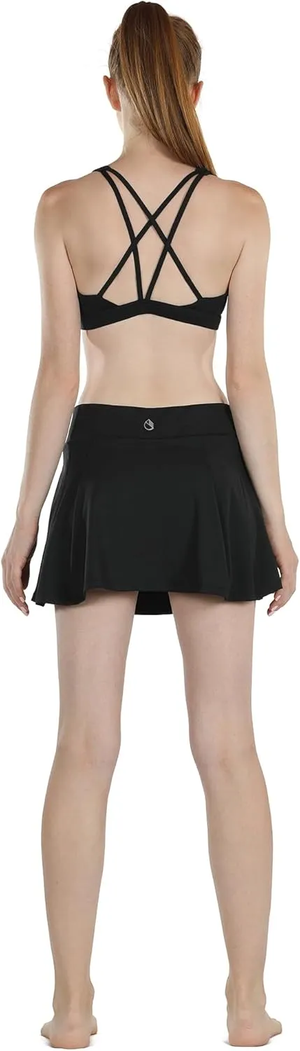 icyzone Athletic Skirts for Women - Workout Running Golf Tennis Skort with Pockets