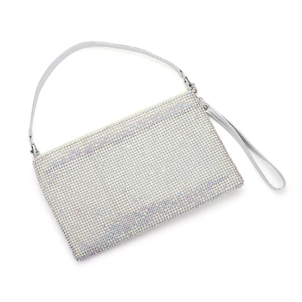 iLLASPARKZ Bling Flat Clutch / Crossbody Bag