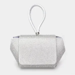 iLLASPARKZ Bling Studded Flap Evening Bag / Crossbody Bag