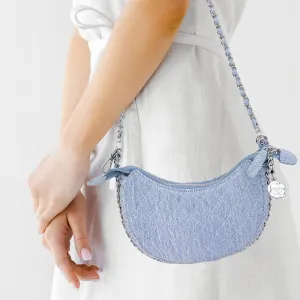 iLLASPARKZ Denim Quilted Hand Bag / Crossbody Bag