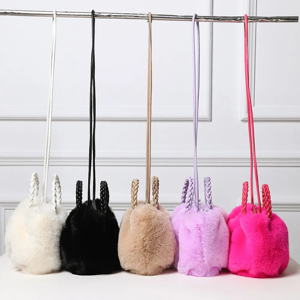 iLLASPARKZ Faux Fur Tote / Crossbody Bag