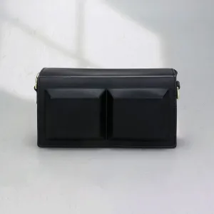 iLLASPARKZ Faux Leather Box Crossbody Bag
