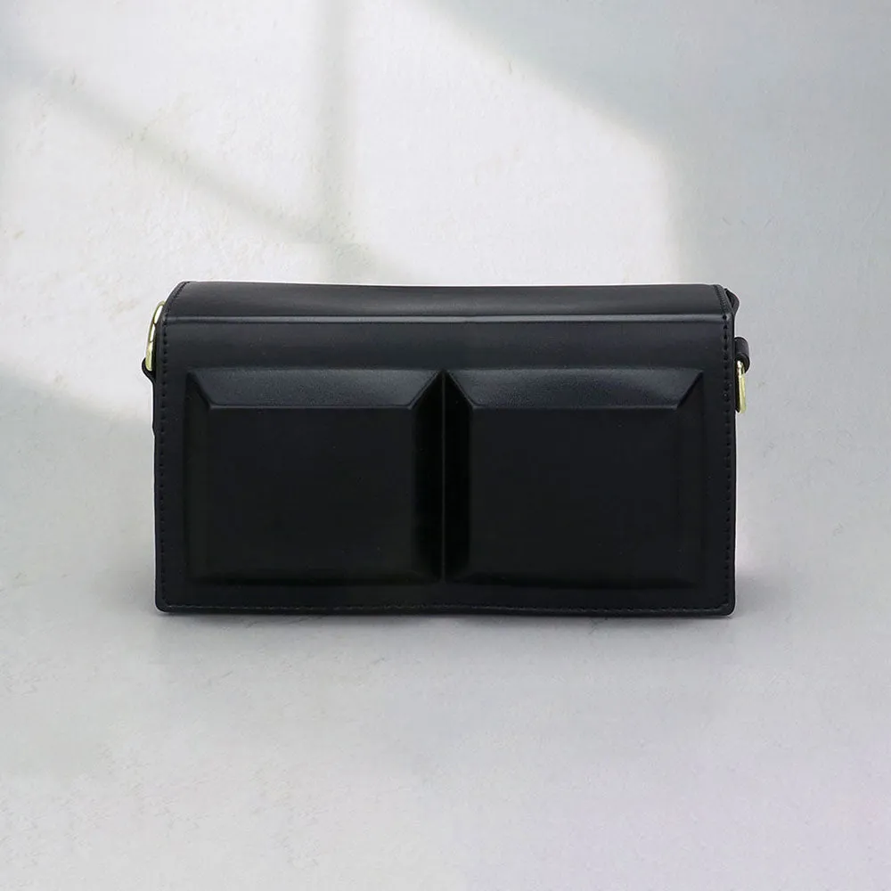 iLLASPARKZ Faux Leather Box Crossbody Bag
