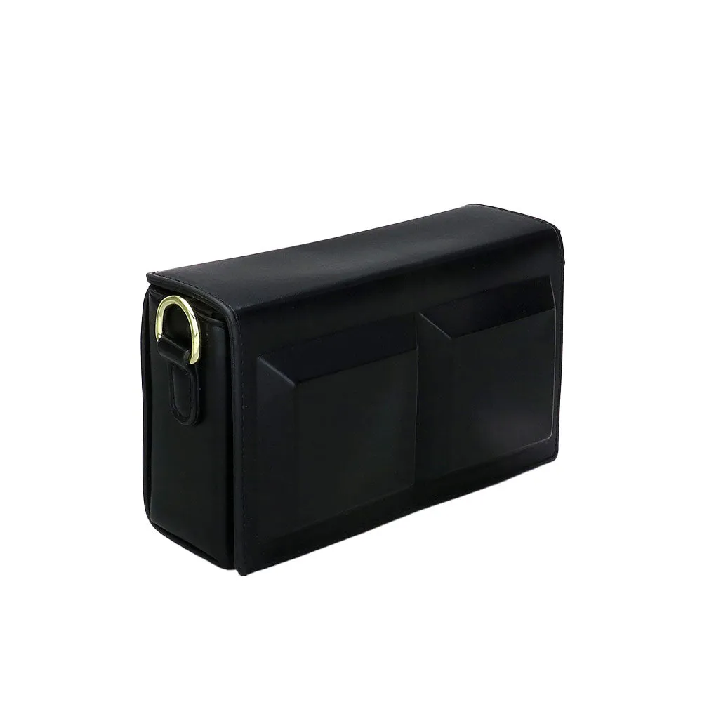 iLLASPARKZ Faux Leather Box Crossbody Bag