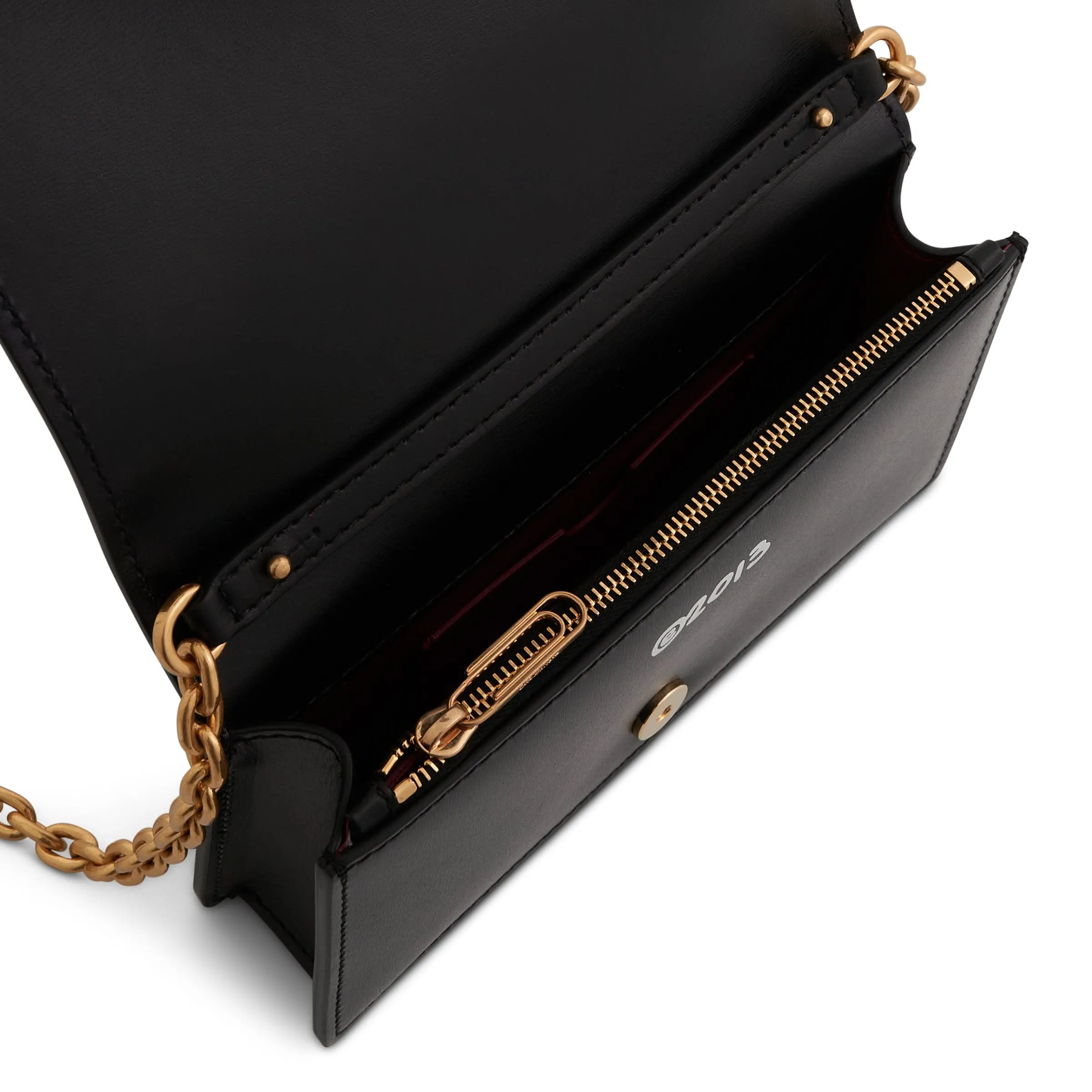 Jitney 0.5 Shoulder Quote Bag in Black/White