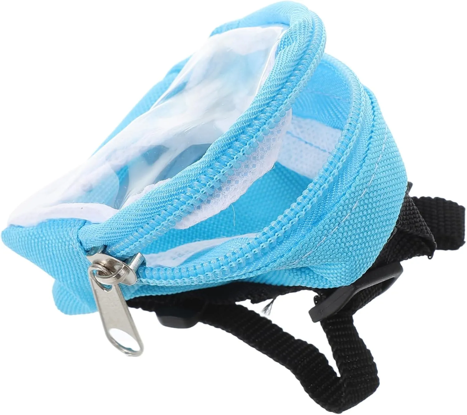 KESYOO Transparent Doll Backpack with Zipper Cute Doll School Bag for Dolls Tiny Doll Luggage and Accessory for Display and Travel