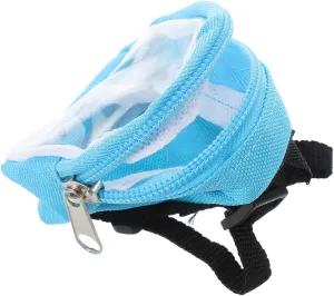 KESYOO Transparent Doll Backpack with Zipper Cute Doll School Bag for Dolls Tiny Doll Luggage and Accessory for Display and Travel