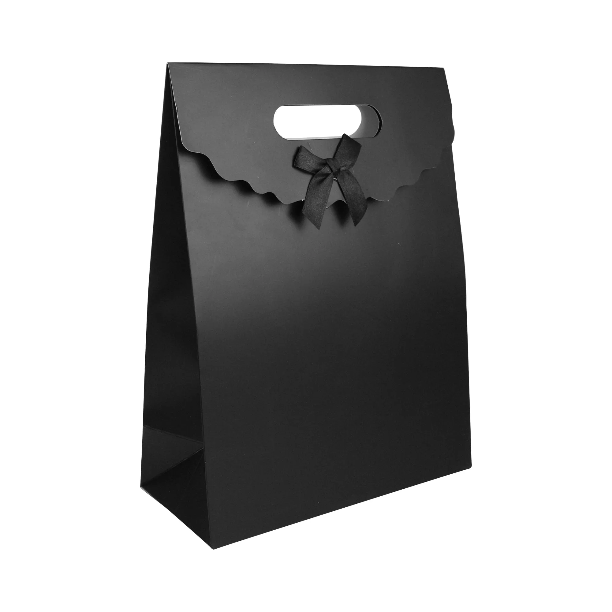 Luxury Matt Bags With Carry Handle And Bow - Pack Of 3 (Assorted Colours)