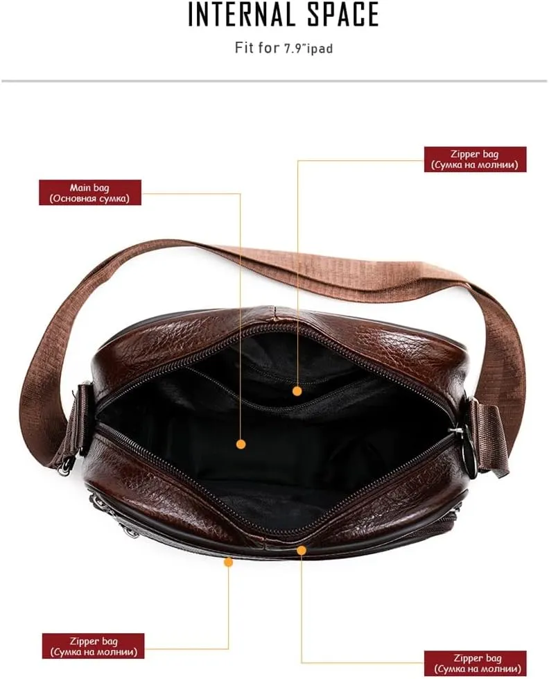 Male Leather Party Bag For Man Mens Shoulder Bag Shoulder Bag Genuine Leather Men's Messenger/crossbody Bags
