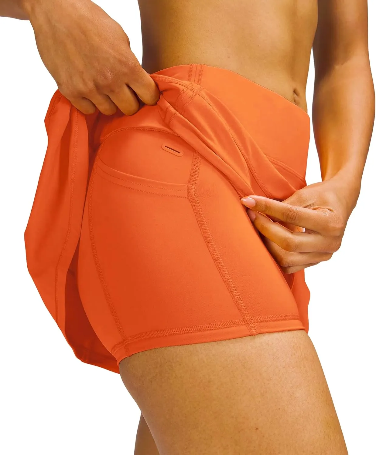 MEIVSO Women's Pleated Workout Tennis Skirts with Pockets Activewear Sports Skort Built-in Shorts