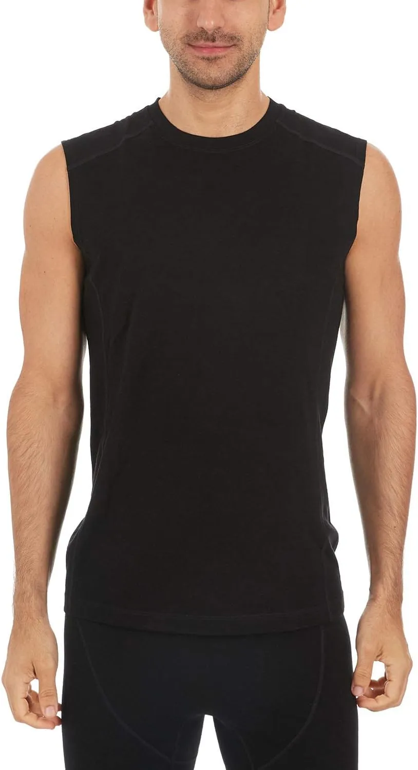 Micro Weight Mens Sleeveless Tank - 84% Merino Wool
