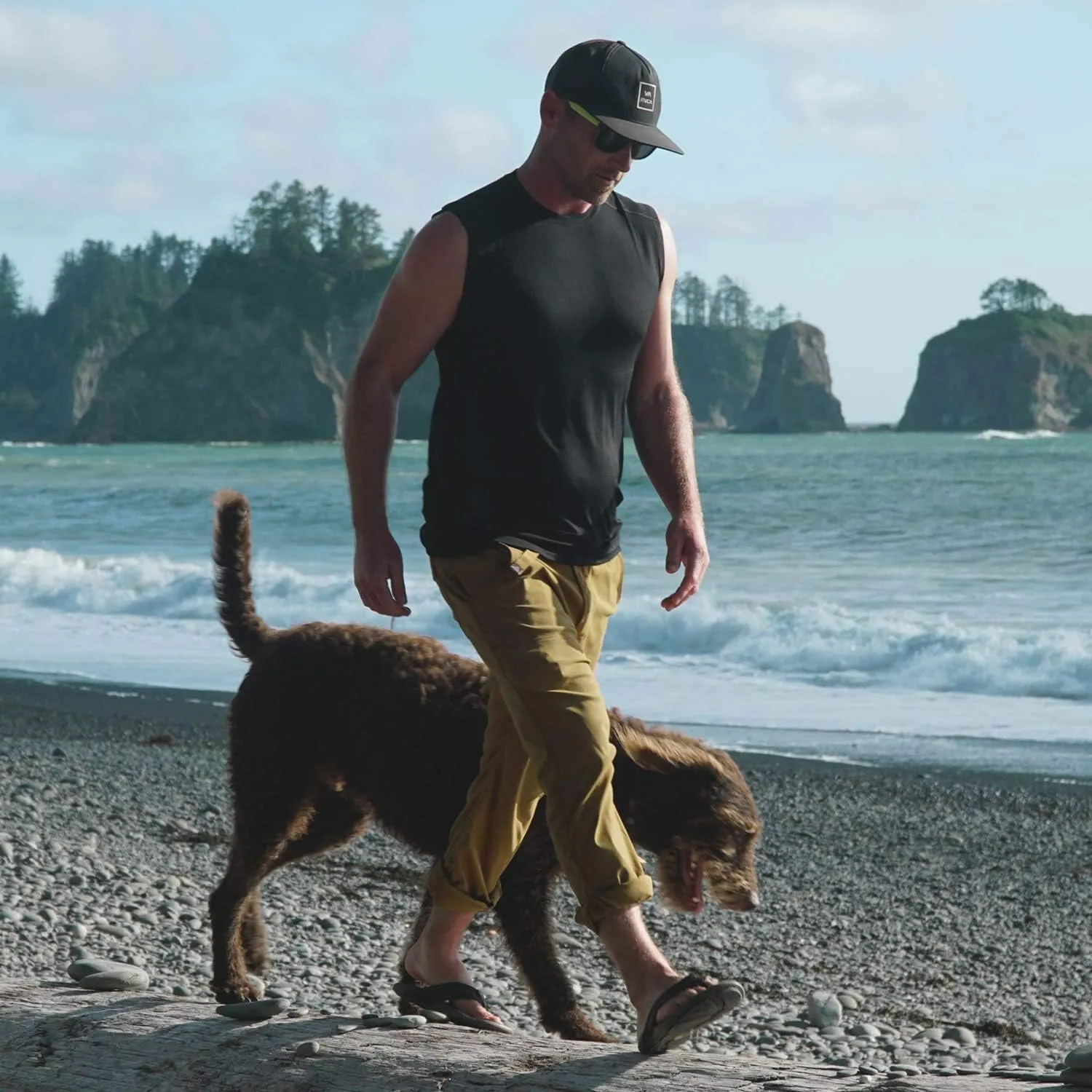 Micro Weight Mens Sleeveless Tank - 84% Merino Wool