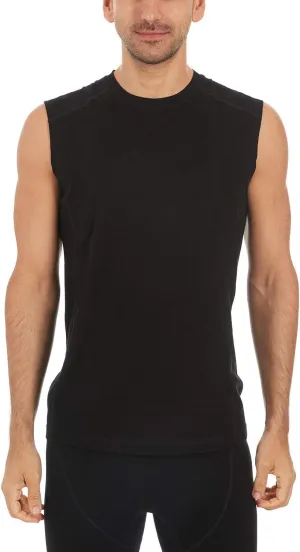 Micro Weight Mens Sleeveless Tank - 84% Merino Wool