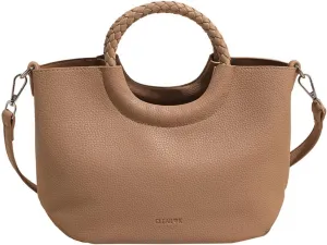 Mini Bucket Bag Vintage Pebbled Leather Bucket Purse with Top Handle and Inner Pouch Shoulder Handbag Crossbody Purse bag